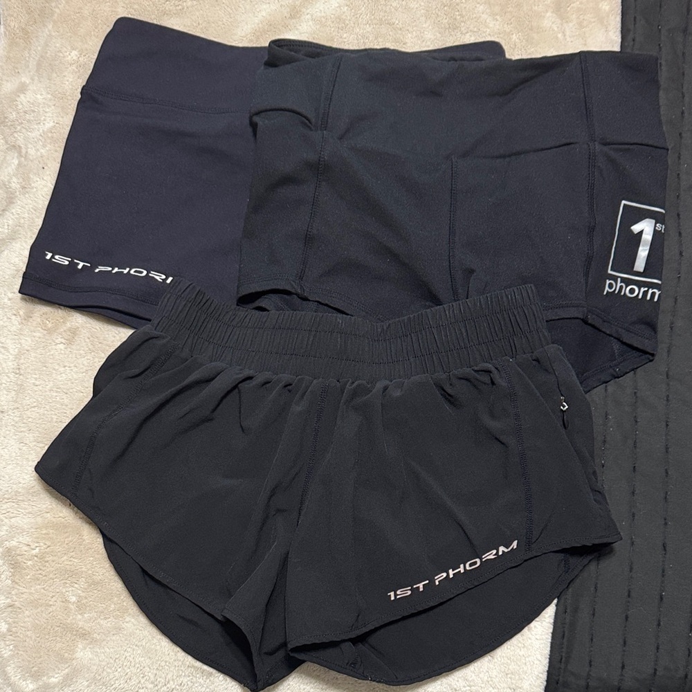 Women's Black 1P | 1ST PHORM WORKOUT Shorts